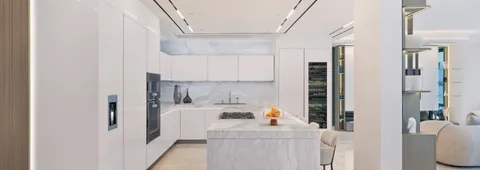Luxury White Kitchen in Dubai